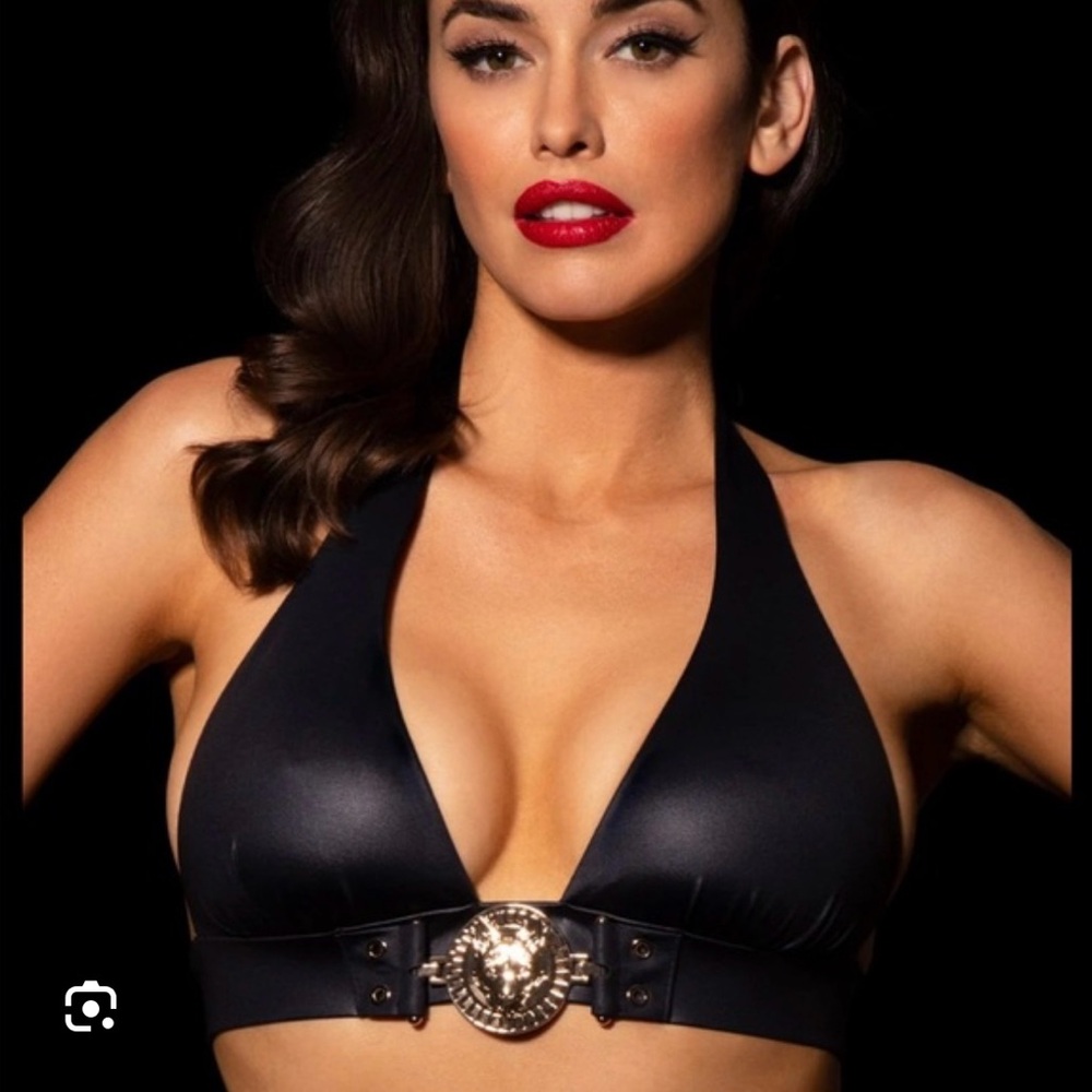 Honey Birdette Miami Black Swim Top Small